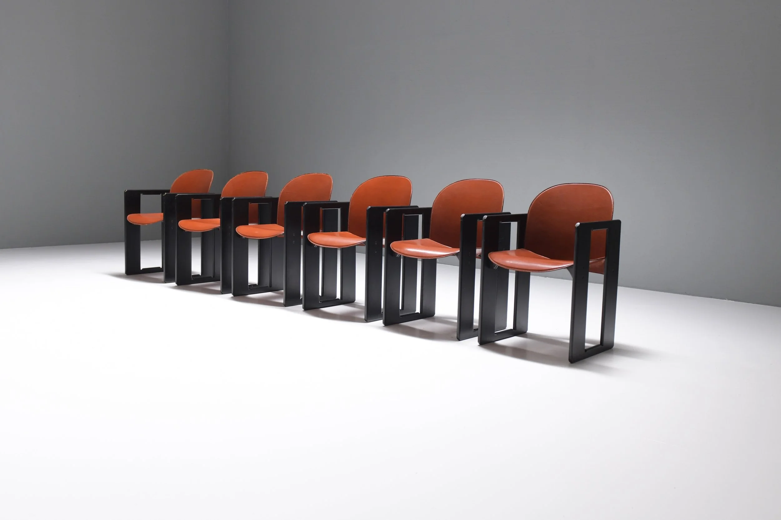 Dialogo dining chairs leather - Afra e Tobia Scarpa - B & B Italia